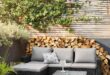 rattan garden sofa