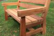 wooden garden benches