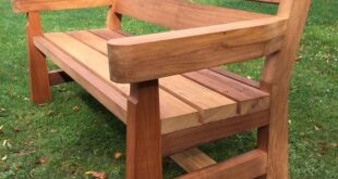 wooden garden benches