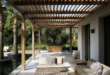 wooden pergola