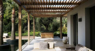 wooden pergola