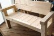 wooden garden benches