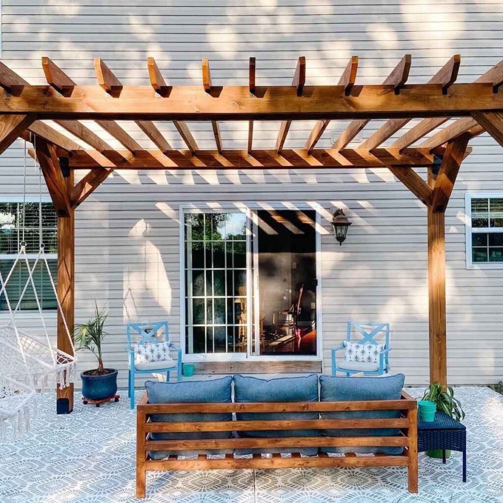 cedar pergola