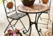 round garden table