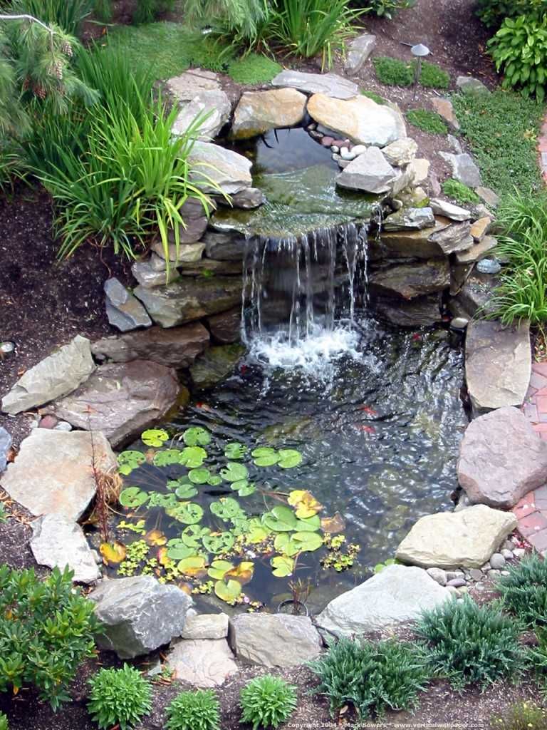 small garden waterfalls