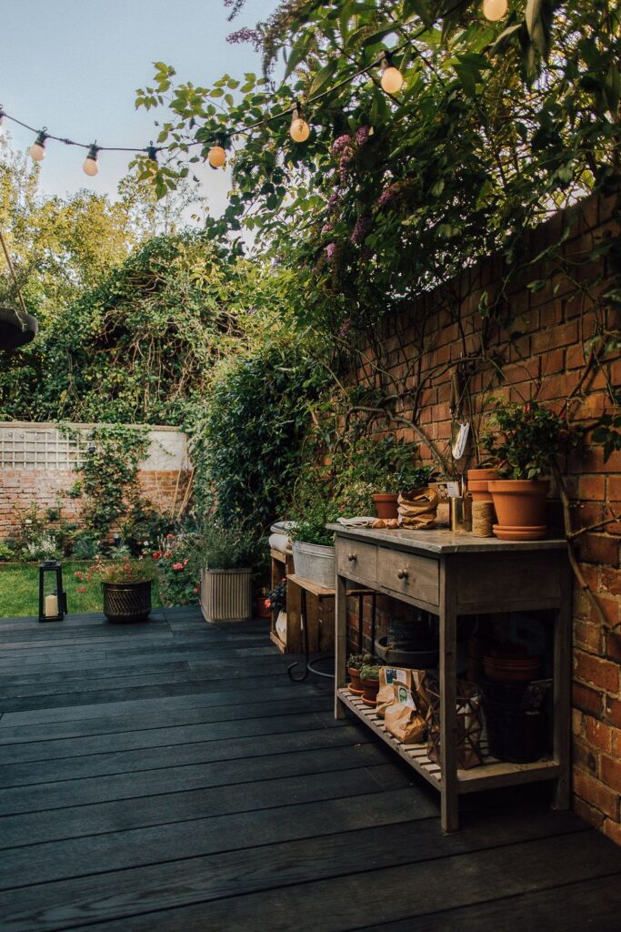 small garden wall