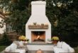 outdoor fireplace designs