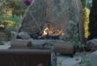 outdoor fireplace designs