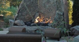 outdoor fireplace designs