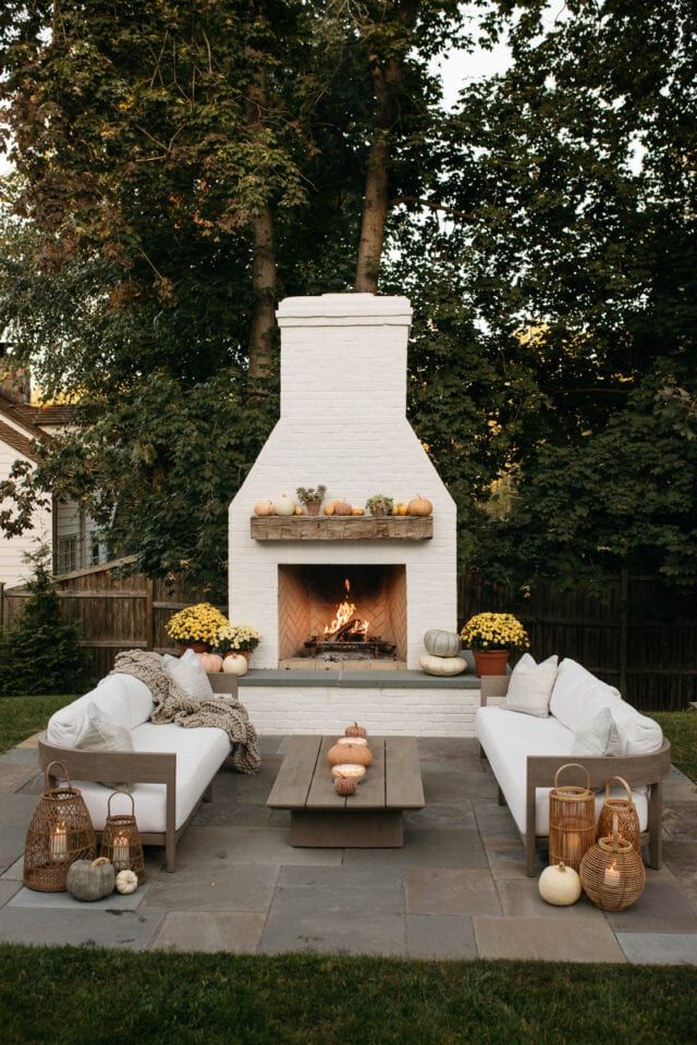 The Beauty of Outdoor Fireplace Designs