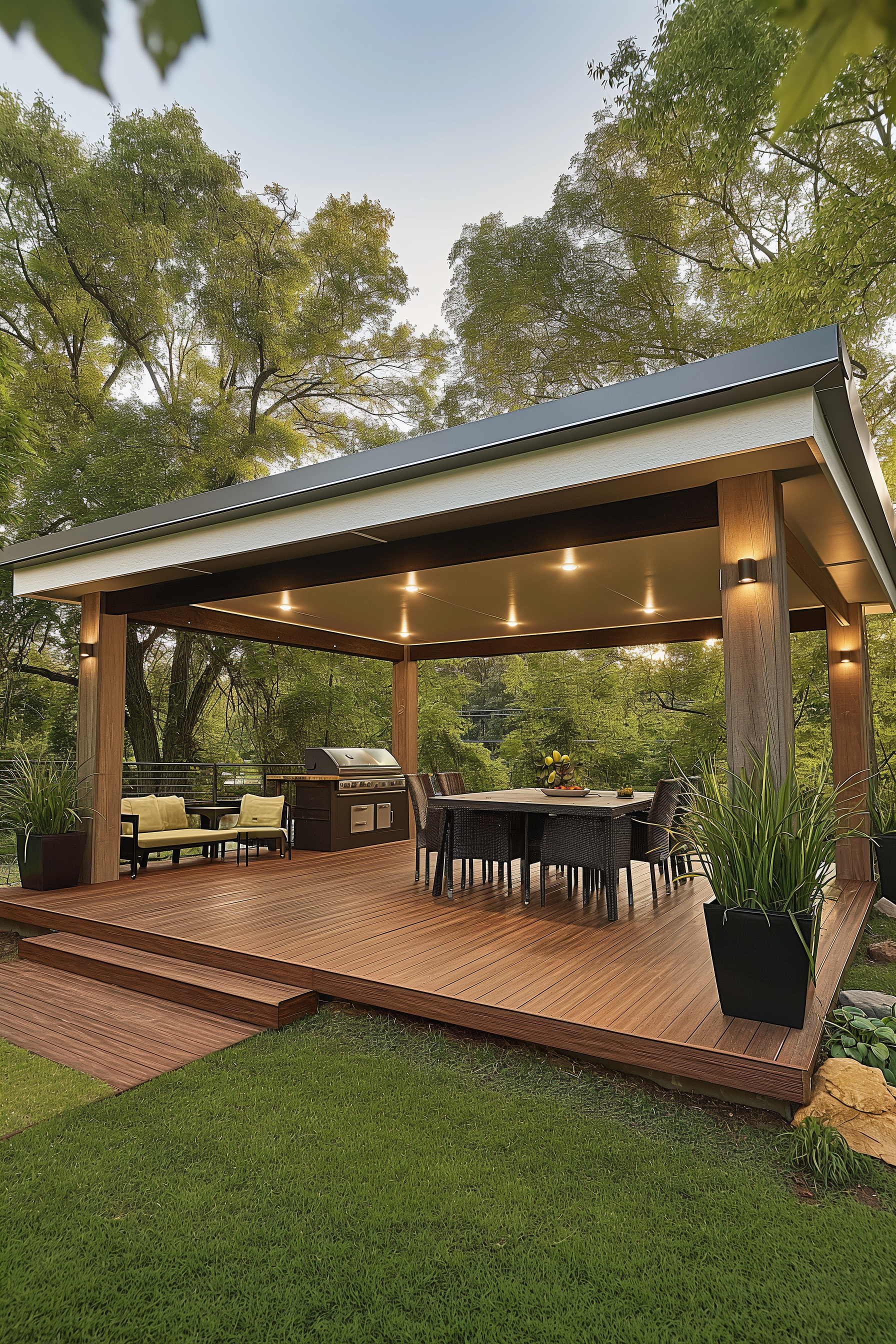 Enhancing Your Outdoor Living Space with a Spacious Backyard Deck