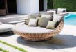 rattan garden sofa