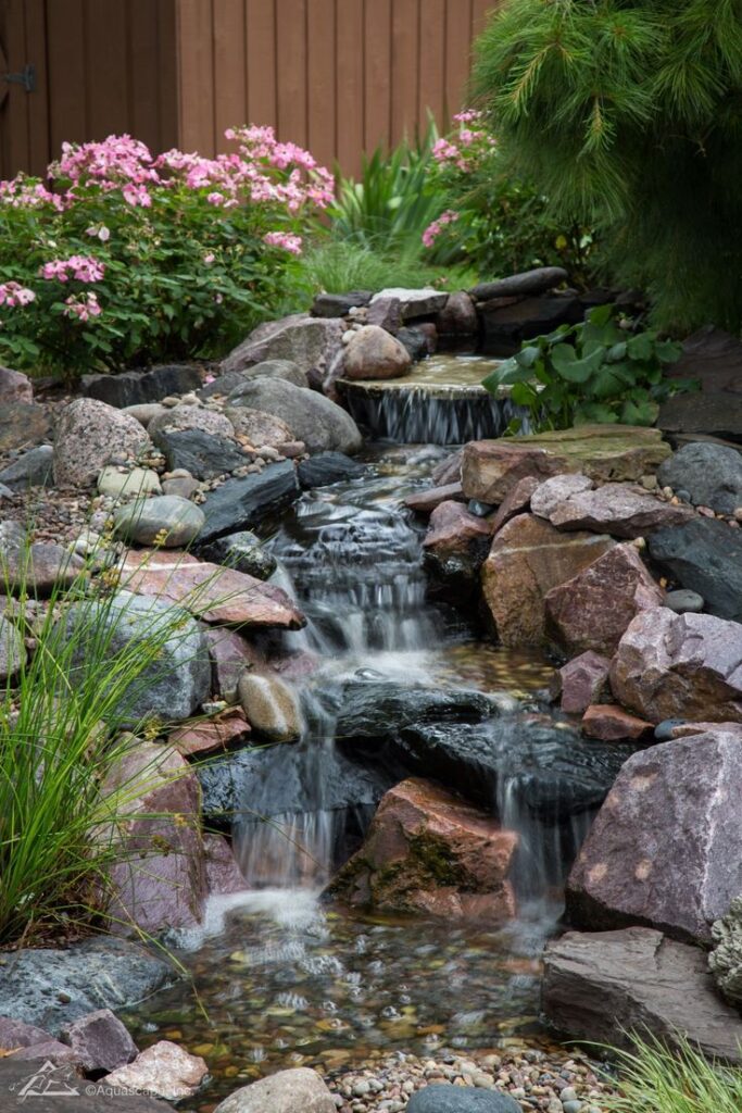 small garden waterfalls