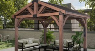 wood gazebo