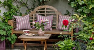 wooden garden benches