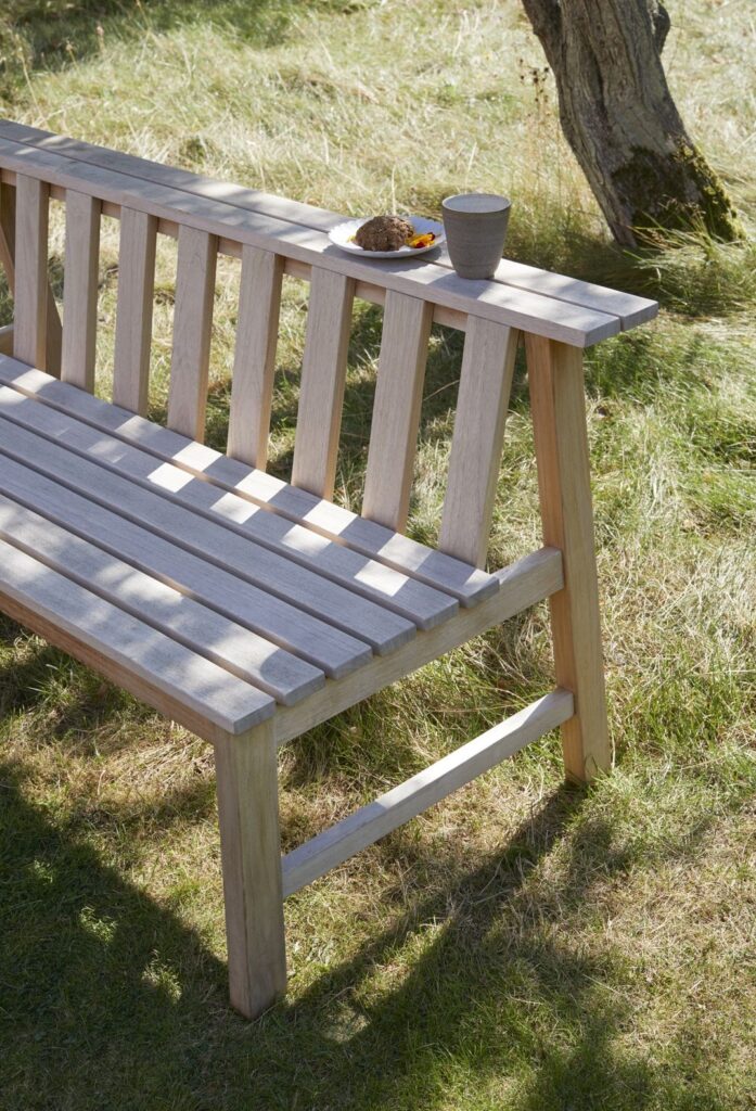 wooden garden benches