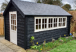 wooden garden sheds