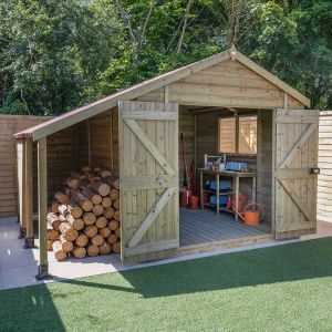 The beauty of wooden garden sheds