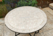 round garden table