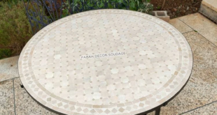 round garden table