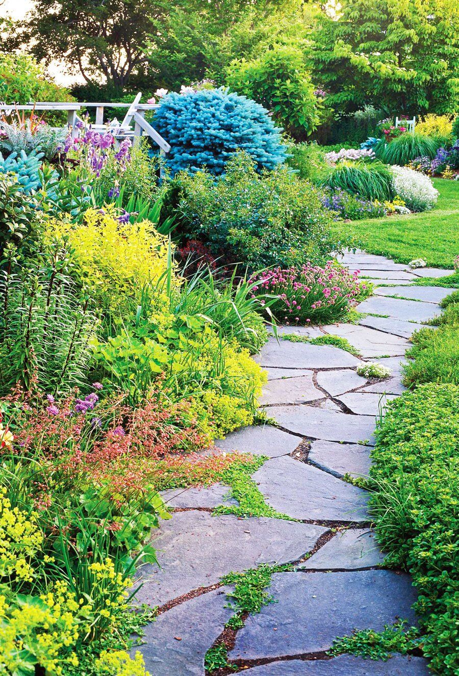 The Beauty of a Serpentine Garden Path