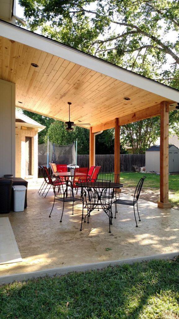 covered patio design