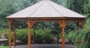 wood gazebo