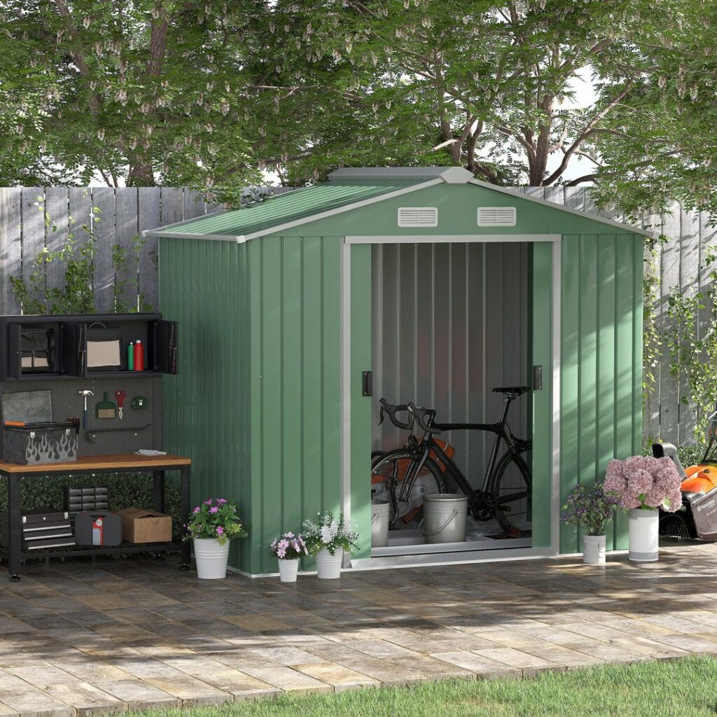 metal garden sheds