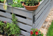 pallet raised garden bed