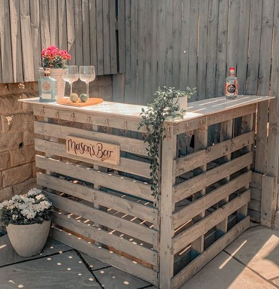 The Blissful Oasis of a Garden Bar