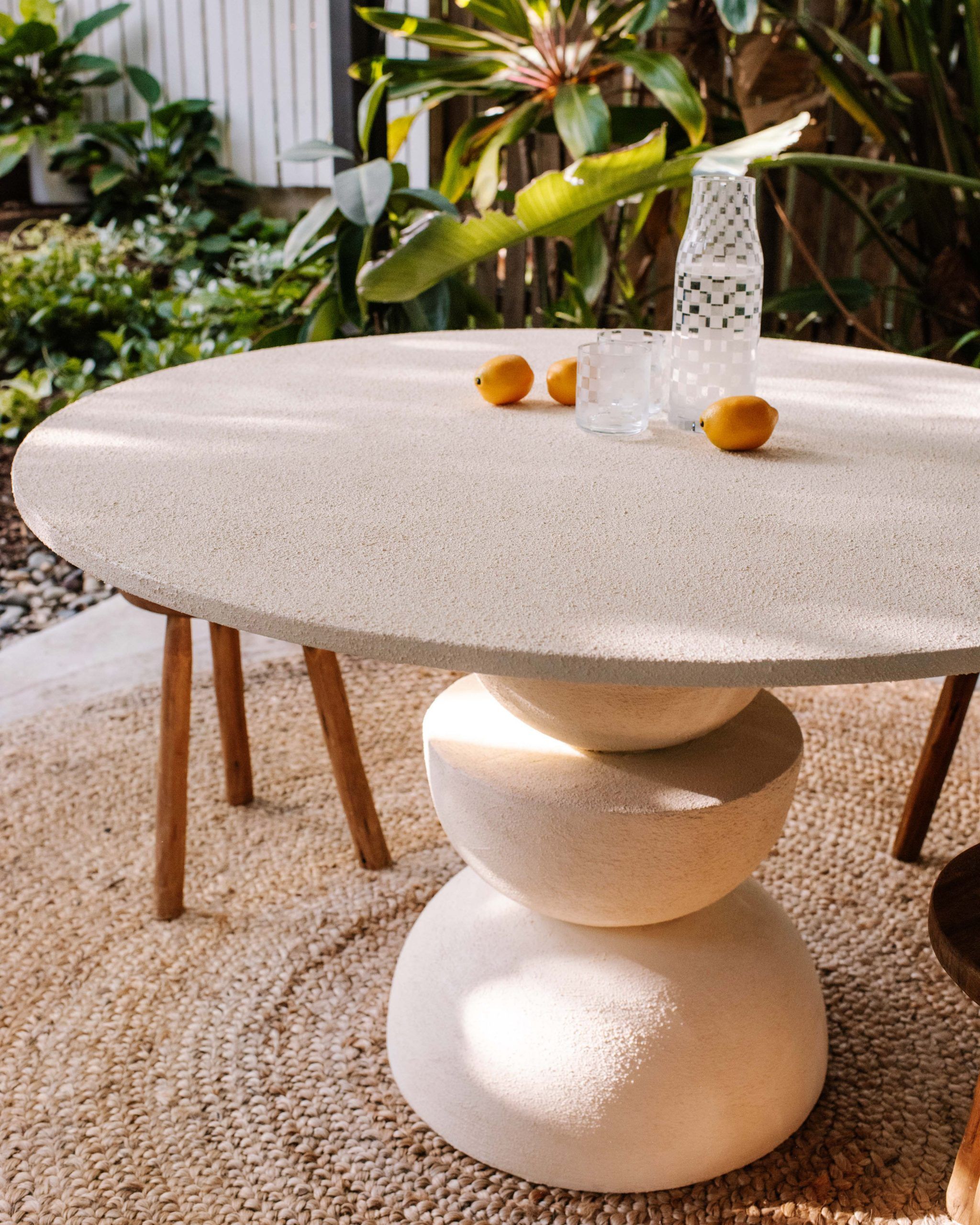 The Charm of Circular Garden Tables