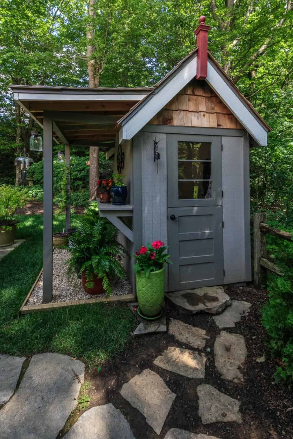 The Charm of Compact Outdoor Sheds