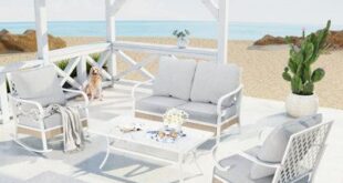 white wicker patio furniture