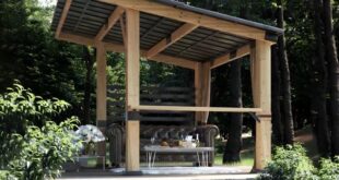 wood gazebo