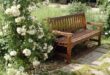 wooden garden benches