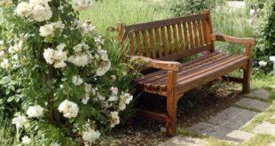 wooden garden benches