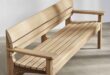 wooden garden benches