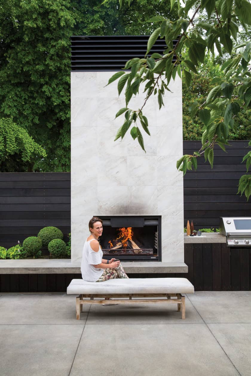 The Charm of a Backyard Fireplace