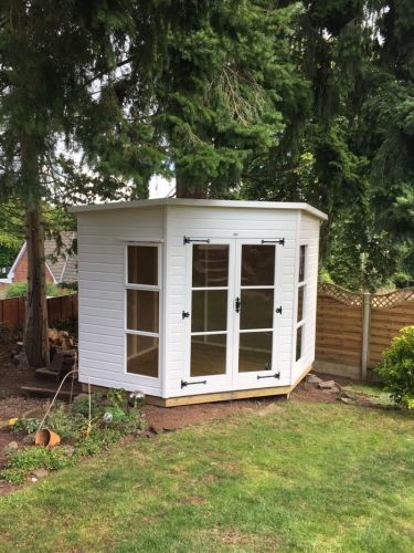 The Charm of a Corner Shed