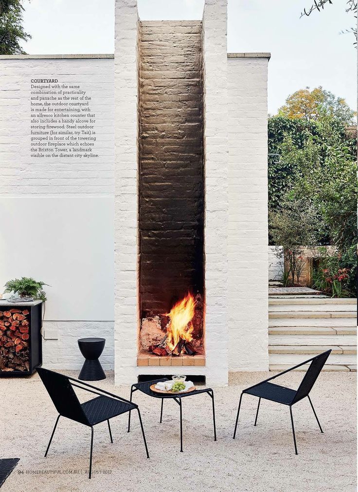 The Charm of a Cozy Backyard Fireplace