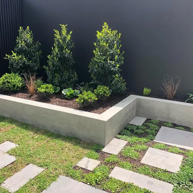 small garden wall