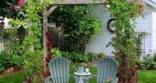 small garden pergola