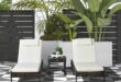 reclining garden chairs