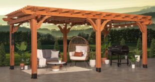 cedar pergola