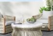 white outdoor furniture