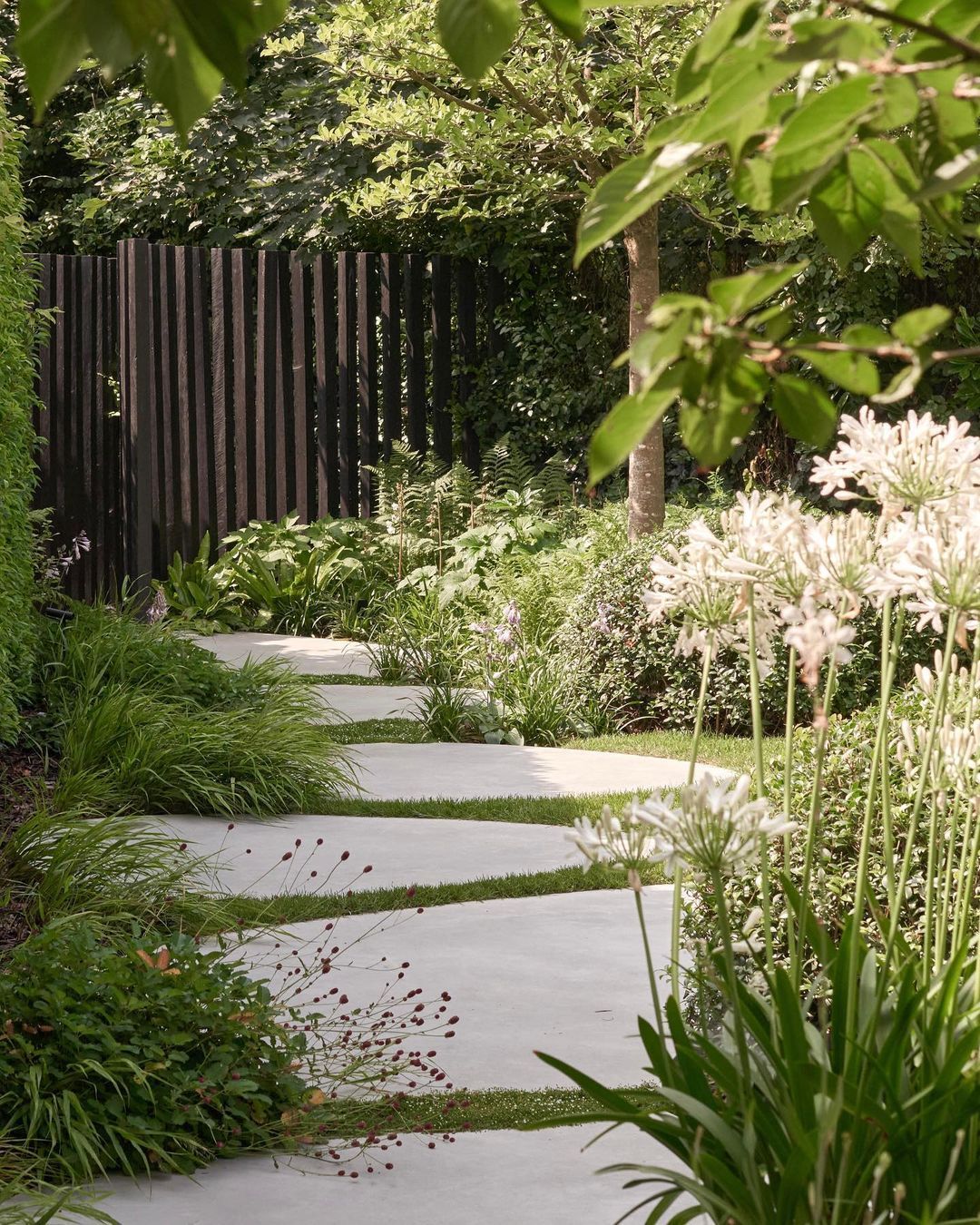 The Enchanting Beauty of Meandering Garden Paths