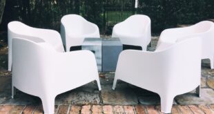 white outdoor furniture