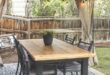 patio table and chairs