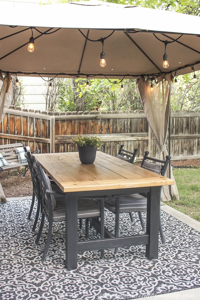 patio table and chairs