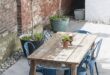 small garden table and chairs